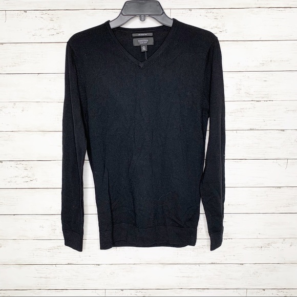 NWT Nordstrom Men’s V-Neck Merino Wool Sweater - Picture 3 of 8